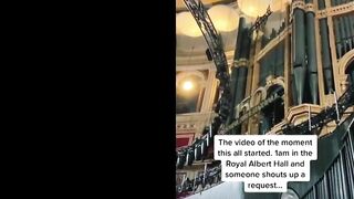 TikTok organist plays for HUGE Bonobo rave in the Royal Albert Hall | The One Show