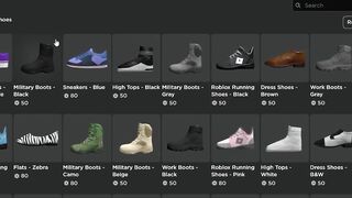 Limited Clothing on Roblox