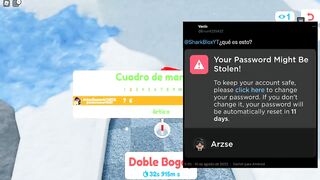 Si ves ESTO en tu roblox ten CUIDADO o tu CUENTA podria ser ROBADA⚠️