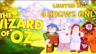 The Wizard Of Oz Teaser trailer￼ 2022 on the wizard of Oz musical on Roblox