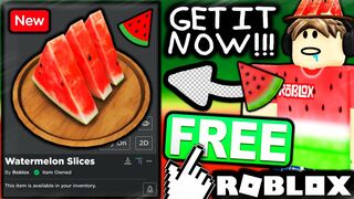 FREE ACCESSORY! HOW TO GET Watermelon Slices! (ROBLOX)