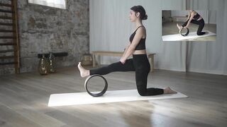 Roue de Yoga - Tutoriel 3 : Posture de la demi-pyramide