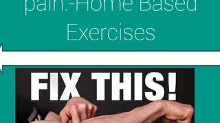 Tennis Elbow Pain Exercises and Stretching