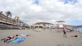 Badalona Beach Barcelona Spain Beach Walk August 2022