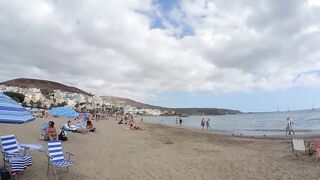 Badalona Beach Barcelona Spain Beach Walk August 2022