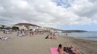 Badalona Beach Barcelona Spain Beach Walk August 2022