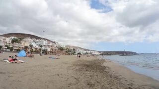 Badalona Beach Barcelona Spain Beach Walk August 2022