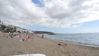 Badalona Beach Barcelona Spain Beach Walk August 2022