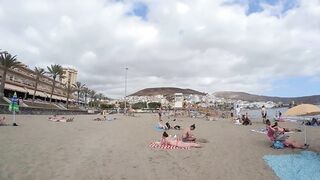 Badalona Beach Barcelona Spain Beach Walk August 2022