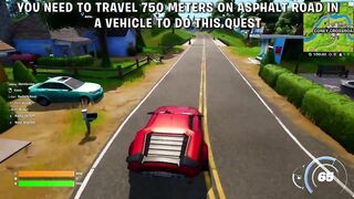 Travel distance in a vehicle on asphalt - Dragon Ball Quests Fortnite