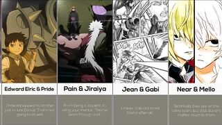 Comparison: Anime Characters And Their Arch Enemy