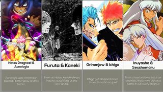 Comparison: Anime Characters And Their Arch Enemy