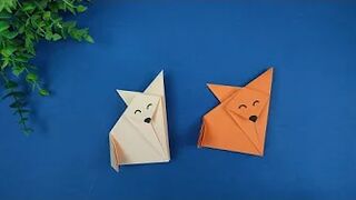 Fold Cute Fox From Paper | DIY Funny Fingers