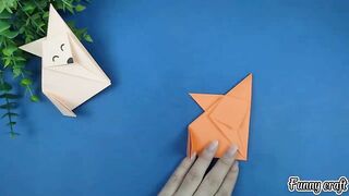 Fold Cute Fox From Paper | DIY Funny Fingers