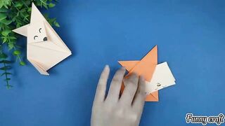 Fold Cute Fox From Paper | DIY Funny Fingers