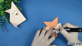 Fold Cute Fox From Paper | DIY Funny Fingers