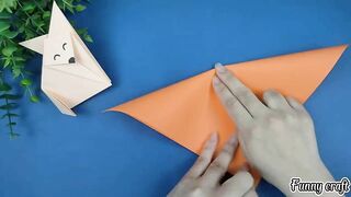 Fold Cute Fox From Paper | DIY Funny Fingers