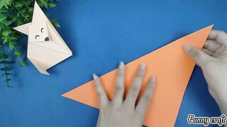 Fold Cute Fox From Paper | DIY Funny Fingers