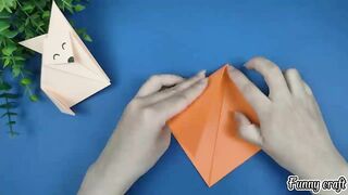 Fold Cute Fox From Paper | DIY Funny Fingers