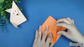 Fold Cute Fox From Paper | DIY Funny Fingers