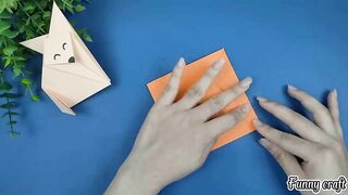 Fold Cute Fox From Paper | DIY Funny Fingers