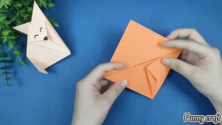 Fold Cute Fox From Paper | DIY Funny Fingers