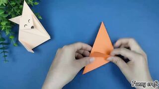 Fold Cute Fox From Paper | DIY Funny Fingers