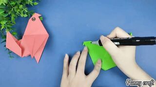 Fold A Cute Bird | DIY Funny Fingers