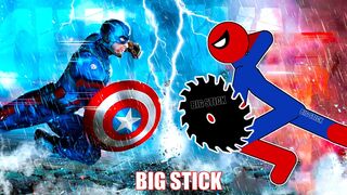 Marvel Studios vs Stickman | Stickman Dismounting funny moments | Best Falls