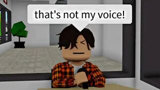 When you hear your own voice (meme) ROBLOX