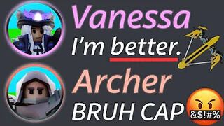 If Vanessa Kit Met Archer.. (Roblox BedWARS)