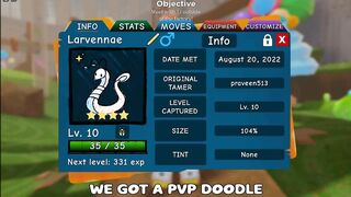 EPIC FREE PVP READY MHT DOODLE CODE IN DOODLE WORLD - ROBLOX