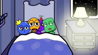 Tuck All Rainbow Friends into the bed but Paranoid meme || Roblox Rainbow Friends Animation