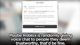 Roblox Giving out VOICE CHAT?