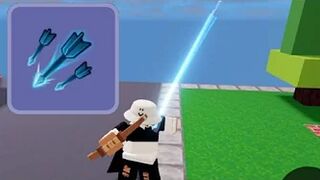 NEW “volley enchant” is OP..? ✨⚔️ roblox bedwars