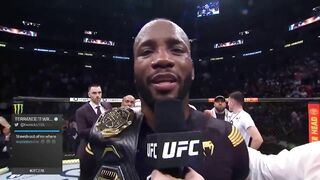 Leon Edwards Octagon Interview | UFC 278