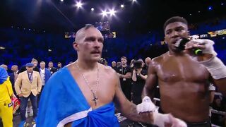 Anthony Joshua makes passionate speech & vents frustrations after Usyk defeat