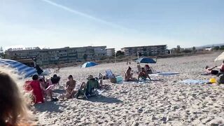 Badalona Beach - Barcelona Spain - Beach Walk - August 2022