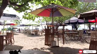 Good Beach and easy to get Food,drink,coconut and by the beach #bali #germanbeach #indonesia #kuta