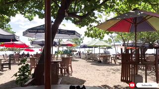 Good Beach and easy to get Food,drink,coconut and by the beach #bali #germanbeach #indonesia #kuta