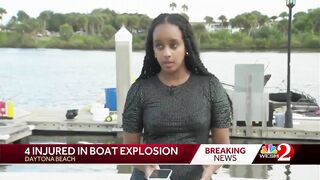 Daytona Beach boat explosion injures 4 people