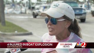 Daytona Beach boat explosion injures 4 people