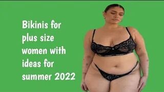 Bikinis For Plus Size Women With Ideas For Summer 2022 (IDEAS VERANO 2022)