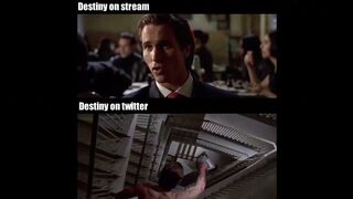 Destiny on stream vs Destiny on twitter