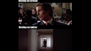 Destiny on stream vs Destiny on twitter