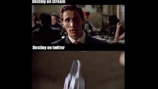 Destiny on stream vs Destiny on twitter