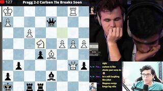 Pragg Defeats Carlsen 3 Games In A Row!