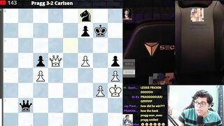 Pragg Defeats Carlsen 3 Games In A Row!