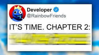 THEY CONFIRMED Rainbow Friends' Chapter 2! (Roblox Rainbow Friends)