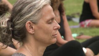 Yoga session honors cyclists: 'Jonah and Natalie have left impressions in all our lives'